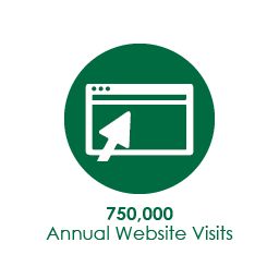 750,000 Website Visits 