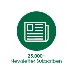 25,000 + Newsletter Subscribers 